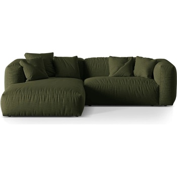 Micadoni Зелен модулен ъглов диван (ляв ъгъл) Martina - Micadoni Home (MIC_LC_S_169_F1_MARTINA6)