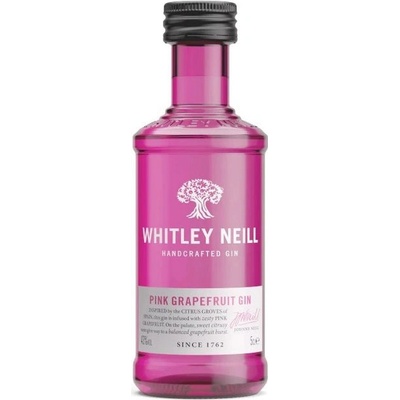 Whitley Neill Pink Grapefruit gin 43% 0,05 l (holá lahev)