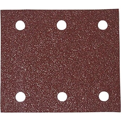 MAKITA P-42422/50 Brúsny papier K-60 / 102x114mm (6 otvorov, na kov, drevo ) (v balení: 1ks) - MAKITA P-42422/50