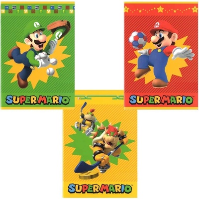 Тетрадка А4 Super Mario Sport, 40 листа, Асортимент, 3 вида (71829)