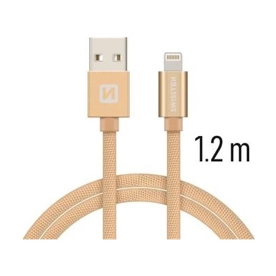 Swissten 71523204 USB/Lightning, 1,2m, zlatý