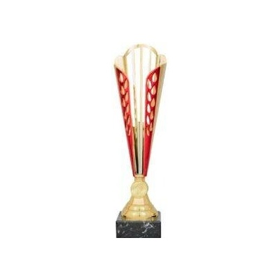 Zlatočervený sportovní pohár 32 36 cm 32 cm