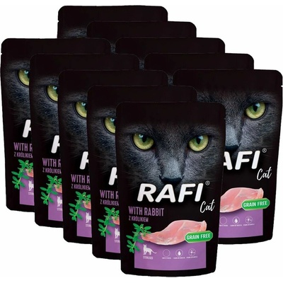 Rafi Cat Sterilised Paté with Rabbit 10 x 100 g