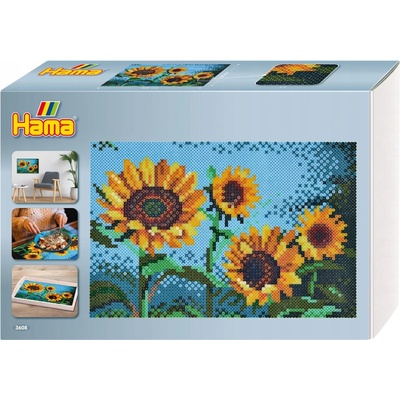 HAMA ART zažehlovací korálky MIDI - Slunečnice