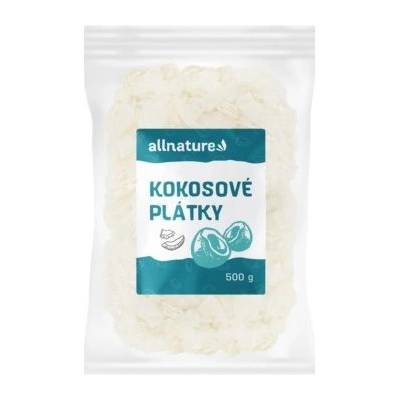 Allnature Kokosové plátky plátky kokosu natural 500 g
