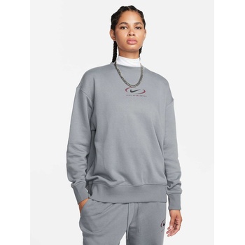 Nike Блуза w nsw phnx flc os crew prnt sw