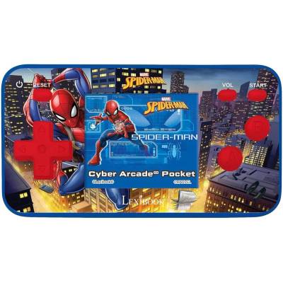 Lexibook Преносима конзола Lexibook - Cyber Arcade, Spider-Man, 150 игри (JL1895SP)