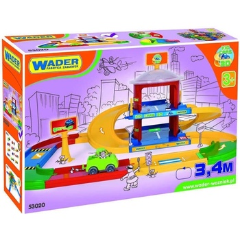 Wader Kid cars 3D garáž 2 patra 3,4 m