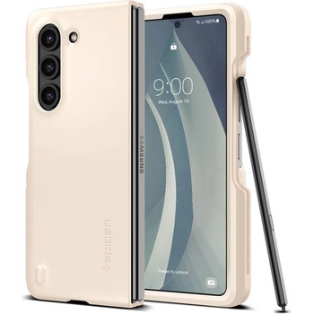 Spigen Калъф с S Pen Поставка за SAMSUNG Z Fold 5, SPIGEN Thin Fit Pen Case, Бежов (ACS06210)