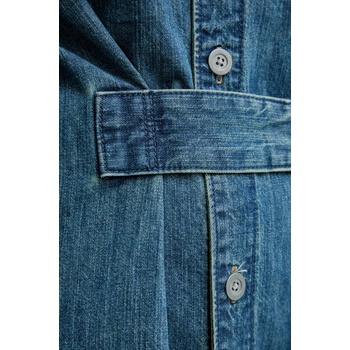 G-Star RAW Дънкова рокля G-Star в синьо дълга със стандартна кройка D25183-D252 (D25183.D252)