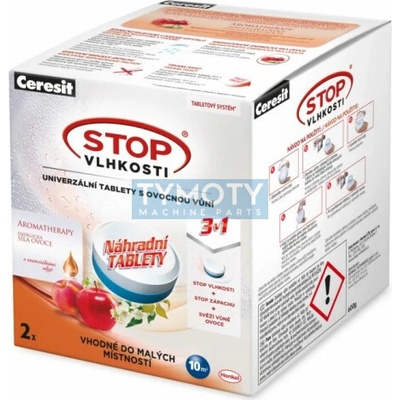 Ceresit Stop Vlhkosti Pearl náhradné tablety 3v1 2 x 300 g energické ovocie