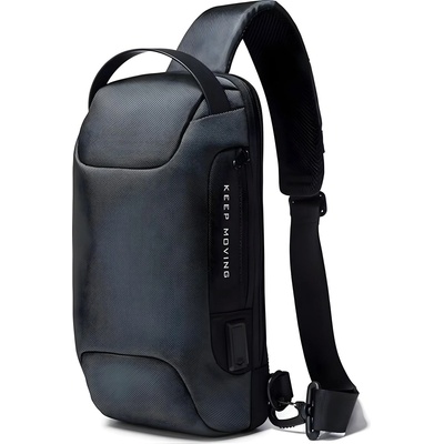 HARAHU Чантичка за кръст с usb зареждане is-36232 - Сива kp36232 (is-36232)