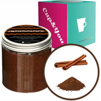 Cup&You Aromatizovaná káva s príchuťou ŠKORINY mletá ARABICA VEKI 200 g