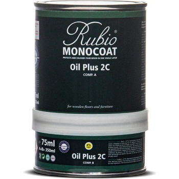 Rubio Monocoat 2C Oil Plus 0,35 l Charcoal