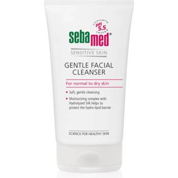 sebamed Sensitive Skin изключително нежна миеща емулсия за лице 150ml