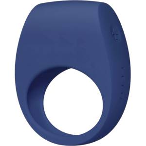 LELO Tor 3 - Вибриращ пръстен за пенис с управление чрез приложение, за мъже (син)