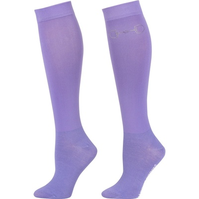 Harrys Horse Jazdecké podkolienky fialové so zubadlom