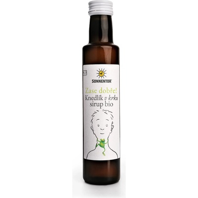 Sonnentor Zase dobře! Knedlík v krku sirup bio 3 x 250 ml