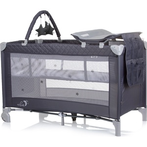 Chipolino Детска преносима кошара Luna гранит (KOSILU241GN)