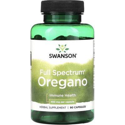 Swanson Oregano s plným spektrom 450mg 90 kapsúl