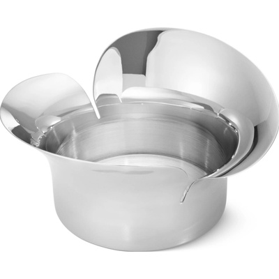 Georg Jensen Nerezový svícen Bloom Pillar, stříbrná barva, kov