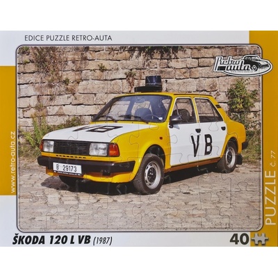 Retro-auta č.77 Škoda 120 L VB 1987 40 dielov