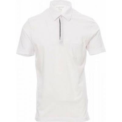 Payperwear polokošile Chic se třemi kovovými druky bílá černá