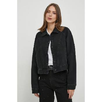 Pepe Jeans Дънково яке Pepe Jeans FOXY DECO в черно преходен модел (PL402248)