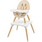Caretero Столче за хранене 2 в 1 Caretero - Tuva, Beige (TERO-7707) - baby