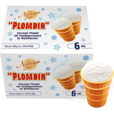 Plombir EisProm Smetanová zmrzlina 6*80g