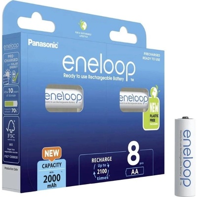 Panasonic Eneloop Tones Earth AA 8ks 3MCCE/8EE