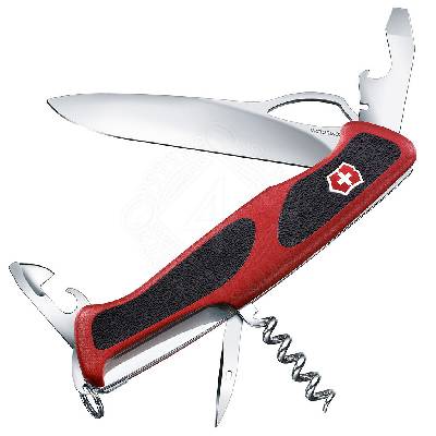 Victorinox Švýcarský kapesní nůž RangerGrip 61 červeno-černý
