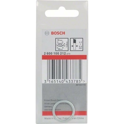 BOSCH Redukční kroužek pro pilové kotouče 20 x 16 x 1,5 mm