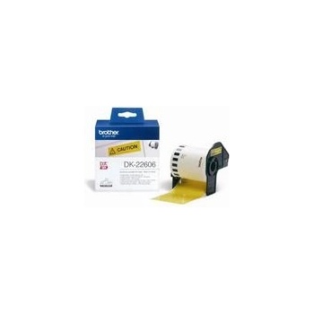 Brother Paper Tape BROTHER Film Yellow 62mm X 15.24m for QL-5xx (DK22606)