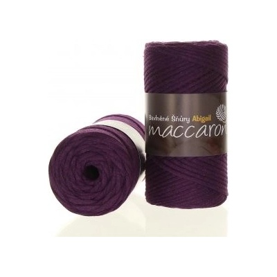 Maccaroni Šňůry Abigail 3mm - 15-506 fialová