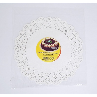 V+L mais Krajka Dessert pr. 24 cm / 8 ks / 2511533 51428