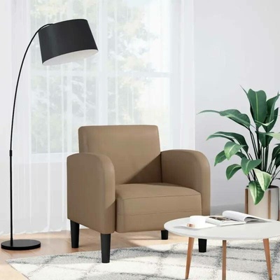 vidaXL 4100533 Rozkládací s područkami Cappuccino 54 cm umělá kůže