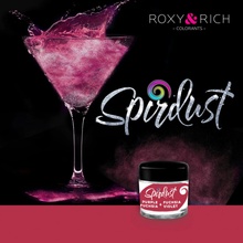 Roxy and Rich Metalická barva do nápojů Spirdust fialová fuchsie 1,5 g