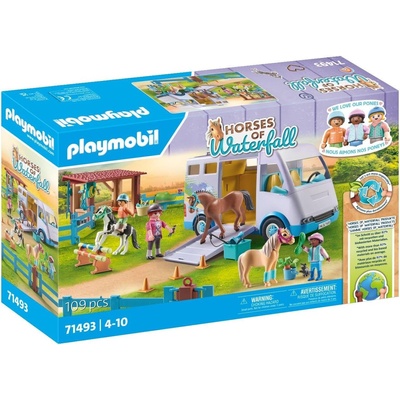 Playmobil 71493 playmobil - Мобилна школа за конна езда