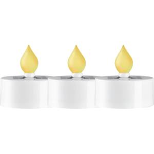 Star Trading Екстериорни LED свещи в комплект 3 бр. със соларен панел (височина 5, 5 cm) Saul - Star Trading (479-93)