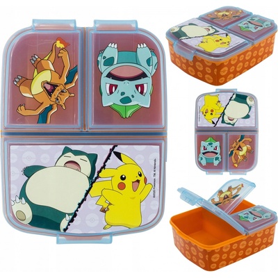 Stor box na svačinu Pokémon dělený