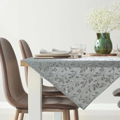 Eurofirany obrus SIMONA 85X85 cm STRIEBORNÝ