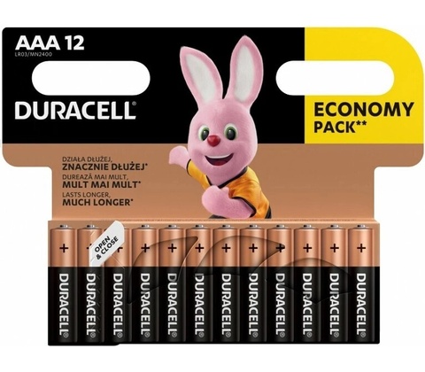 Duracell Basic AAA 12ks 10PP100006
