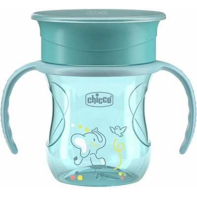 CHICCO Hrneček 360 Perfect X s držadly teal 200 ml