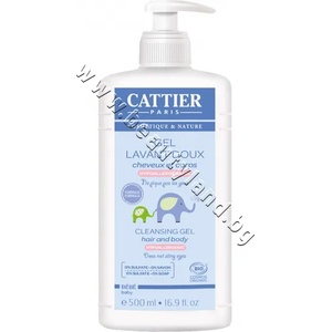 Cattier Шампоан Cattier Lavant Doux Bebe, p/n CA-912327 - Измиващ гел шампоан бебе без сълзи (CA-912327)