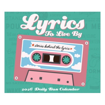 Willow Creek Press Calendars Lyrics to Live by 2026 5.4 X 6.2 Box Calendar