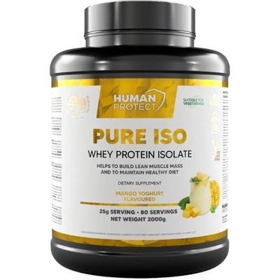 Human Protect Pure Iso | Whey Protein Isolate [2000 грама] Манго Йогурт