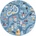Multidecor Детски килим stella streets 120 см син/град (mu0270)