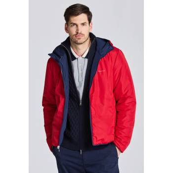 Gant D1. REVERSIBLE HOODED jacket modrá