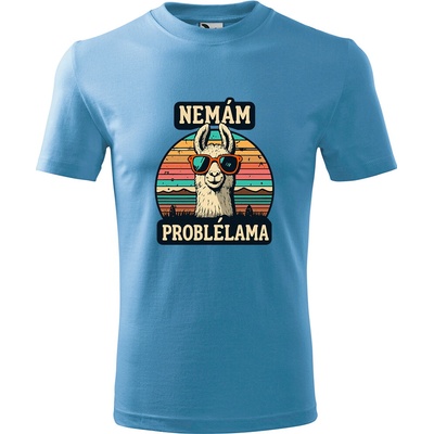 Handel detské tričko Nemám problélama svetlomodrá